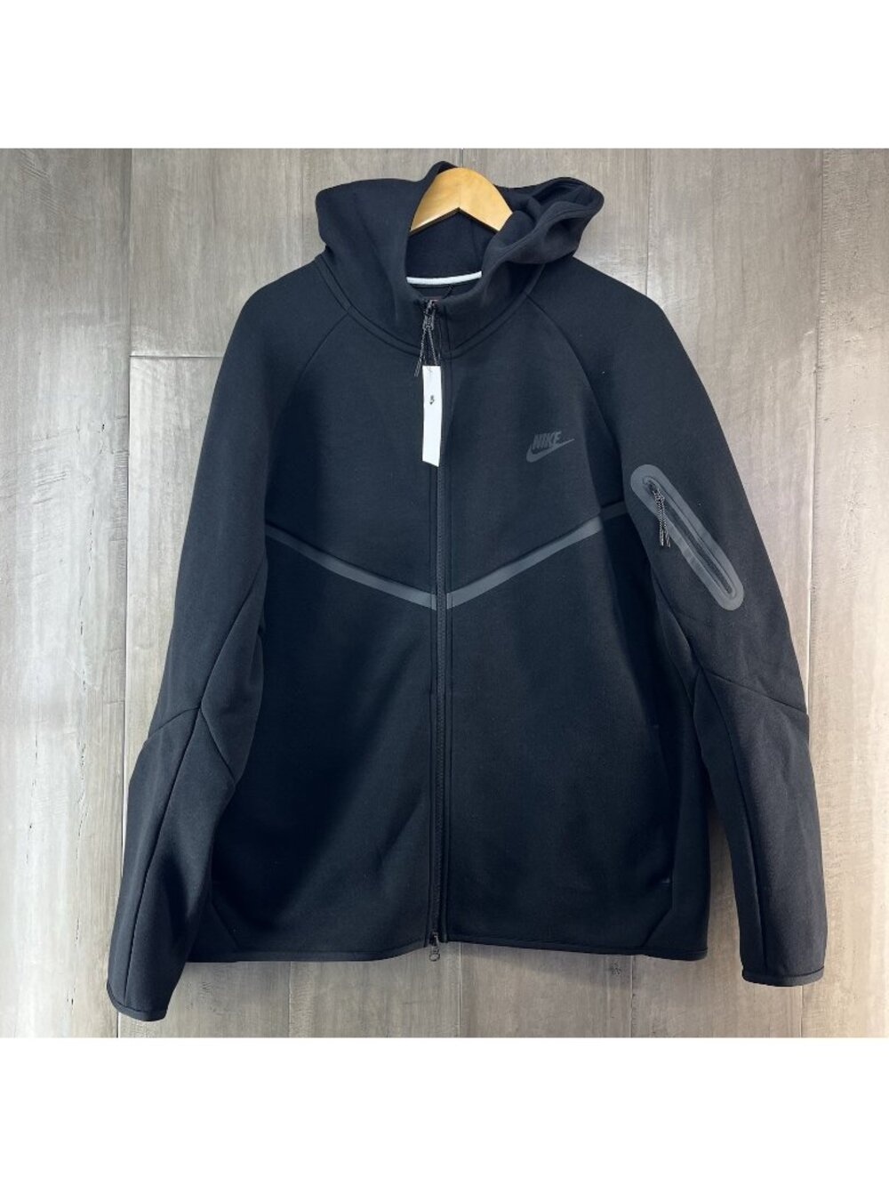Nike Sportswear Men's Tech Fleece Full Zip Jacket Hoodie Black XL HV0949-010